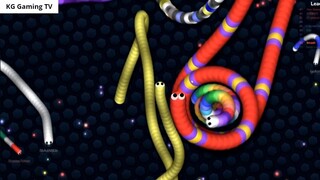 Slither.io 1 Pro Tiny Snake vs Giant Troll Snakes Epic Slitherio Gameplay 5