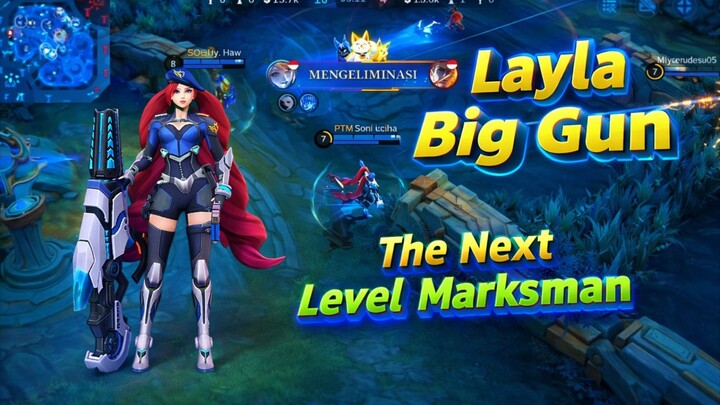 Awal2 dibantai 2 Marksman Akhirnya bisa Membalikkan Keadaan | MLBB MOBILE LEGEND
