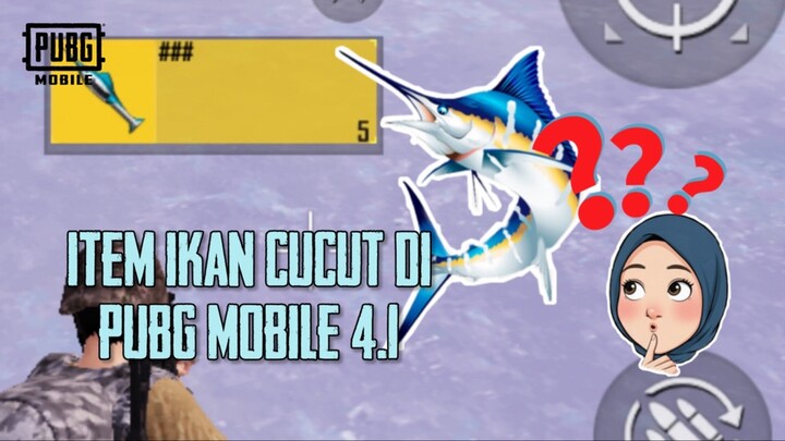 Ada item ikan cucut terbaru di PUBG MOBILE versi 4.1⁉️
