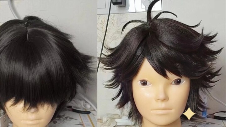 Bola Voli - Tutorial gaya wig cosplay Oikawa Toru