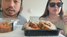 ASMR BIBIMPAP, JAPCHAE & TUNA ONIGIRI (EATING SOUNDS)