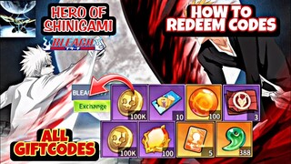 Hero of Shinigami/Bleach Infinite Brawl All Giftcode - How to Redeem Codes