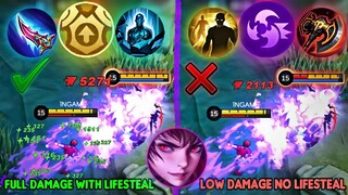 MOONTON THANK YOU FOR NEW ONE SHOT INSANE LIFESTEAL EMBLEM & BUILD DYRROTH | YOU MUST TRY THIS NOW🔥