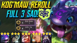 (ĐTCL) KOG'MAW "SÚNG LIÊN THANH" BẮN 3 ĐÒN 1 LÚC CÙNG ĐỘI HÌNH FULL 3 SAO CỰC KHỎE! TFT MÙA 6