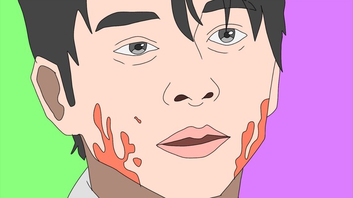 Drawing Seok-woo Dari Film Train To Busan (2016) - Versi Cyberpunk Di Akhir!