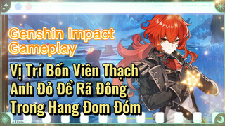[Genshin, Live] Vị Trí Bốn Viên Thạch Anh Đỏ Để Rã Đông Trong Hang Đom Đóm
