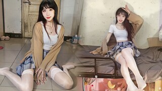 Sekolah tutup, ayo menari di asrama ~ kamera asli langsung memotret luv [layar vertikal]