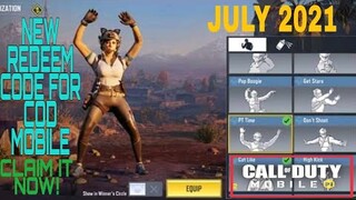 *July 2021* Call Of Duty Mobile New Redeem Code | Cod Mobile Redeem Code Garena