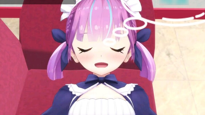 [Small Theater] This Aqua is fast asleep, why don't we take her...