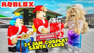 BANG BOY DAN PANDU GAMING JADI SANTA CLAUS DI BROOKHAVEN - ROBLOX INDONESIA