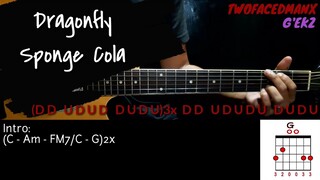 Dragonfly - Sponge Cola (Guitar Cover With Lyrics & Chords)