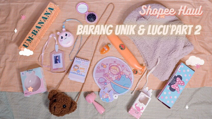 Shopee Haul Barang Unik dan Lucuuu Part 2 | Ayu Rahayu
