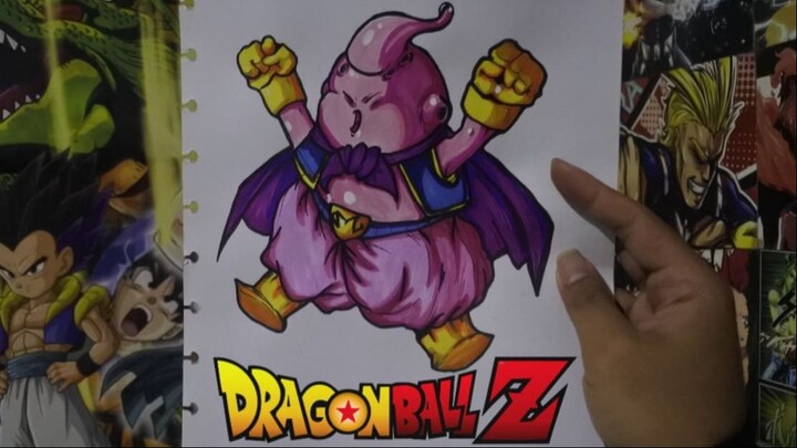 Drawing Majin Bu | Dragon ball Z (Speed Drawing)