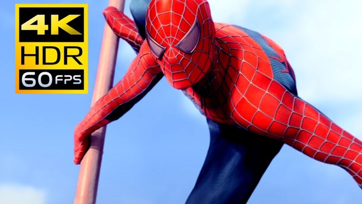 [Pemulihan kualitas gambar 4K 60 bingkai] Spider-Man vs Dr. Octopus, adegan aksi Spider-Man versi To