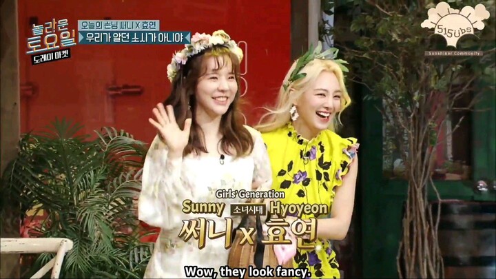 [ENG SUB] SNSD Sunny & Hyoyeon - tvN Amazing Saturday EP 103 - 200411