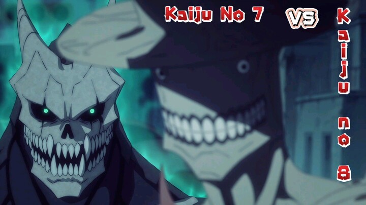 battle kaiju no 7 vs kaiju no 8