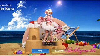 Yeayyyy.. Dapet skin baru yg gratis lagi.😆