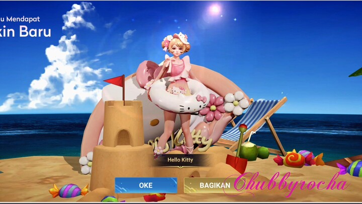 Yeayyyy.. Dapet skin baru yg gratis lagi.😆