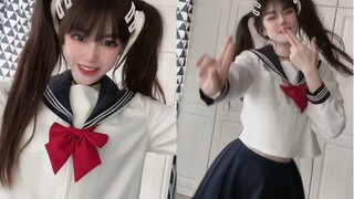 呀，是你的双马尾JK女孩～