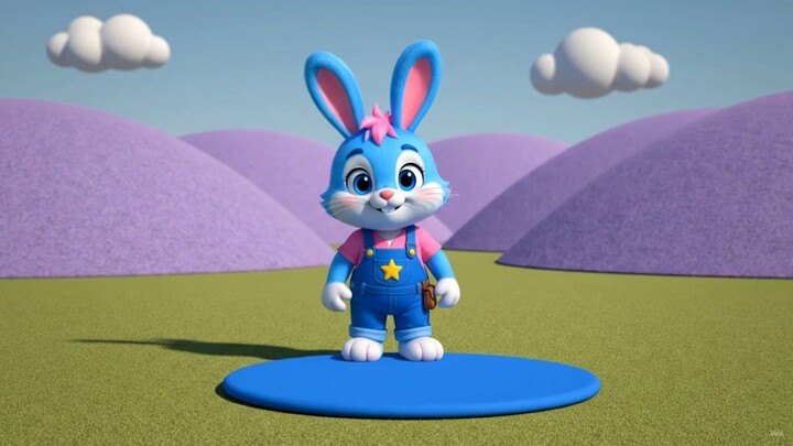The Blue Circle Balance _ Learn Circles with BOBO_BUNNY, MOMO_DINO & LULU_STARFO