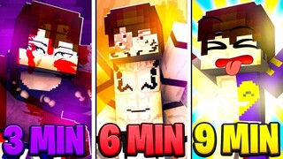 A CADA 3 MINUTOS VIRAMOS um FEITICEIRO MUITO FORTE de JUJUTSU KAISEN no MINECRAFT !! ‹ Ine ›