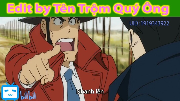 Lupin khiêu khích lũ cướp #anime