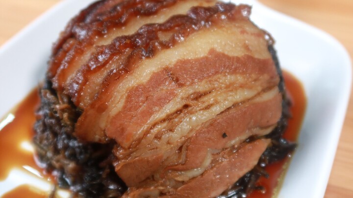 It turns out that this is how pork with preserved vegetables bites!