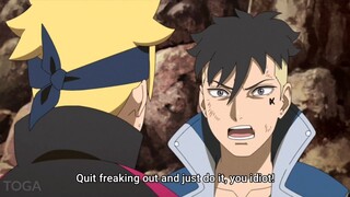 Boruto Accidentally Use Transportation Ninjutsu While Arguing with Kawaki- Boruto