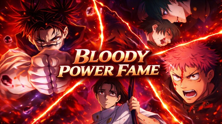 Berbagai aksi Brutal dan Dahsyat yang terjadi di Season 3 Jujutsu Kaisen x Bloody Power Fame AMV