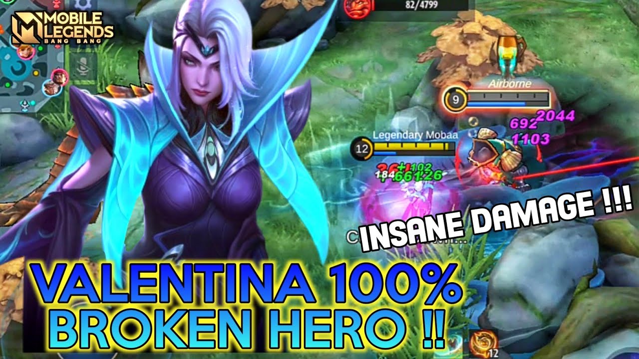 New Hero Valentina Gameplay , Overpower Mage - Mobile Legends Bang Bang 