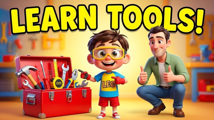 Tools Song for Kids 🔨 Safety Rules with Dad | World of Leo