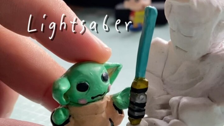 Baby yoda #polymerclay #starwars #model