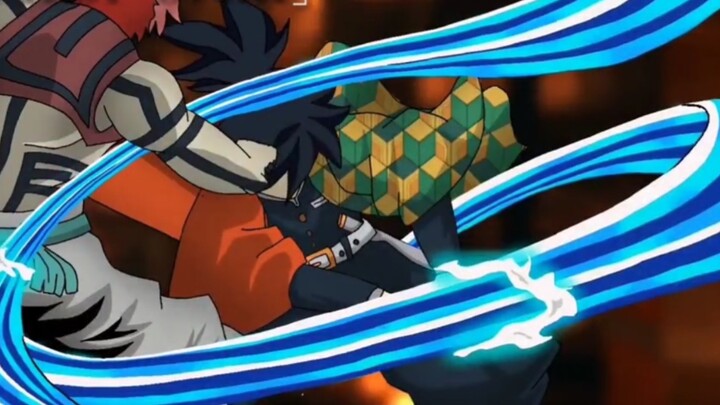 [ Demon Slayer ] Tanjiro & Giyu vs Upper Three Animation
