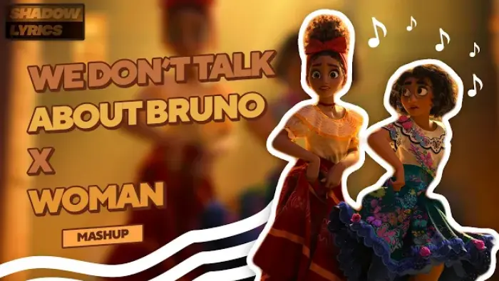 Mashup (Encanto ft. Doja Cat) - We Don't Talk About Bruno X Woman (Lyrics) (TikTok Mashup)