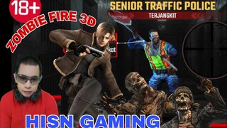 brutal nembak  polisi zombie ini