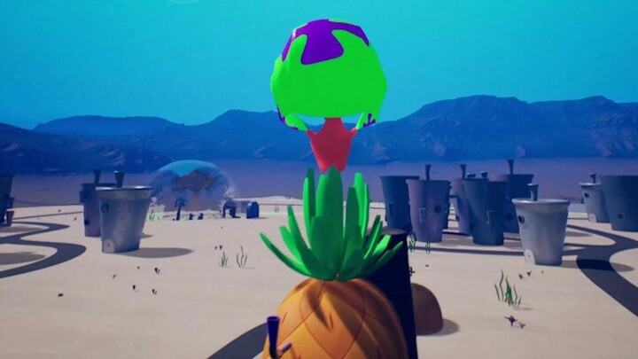 Ⅲ Amateur modeler quickly restores Bikini Bottom
