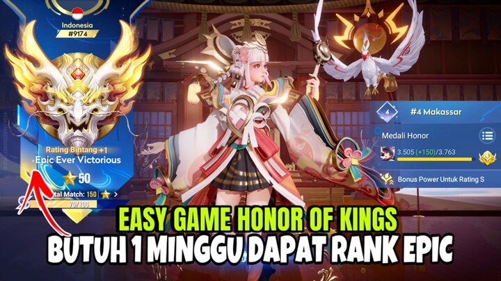 CUMA BUTUH 1 MINGGU UDAH EPIC AJA HONOR OF KINGS