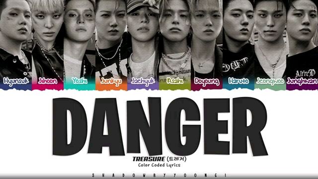 TREASURE DANGER Lyrics