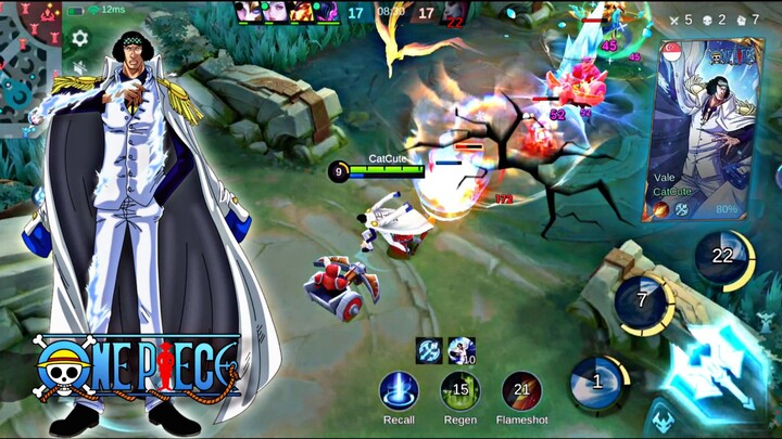 Admiral Ngacak - ngacak Land Of Dawn, Beginilah Tampilan Sangar Aokiji Di MLBB