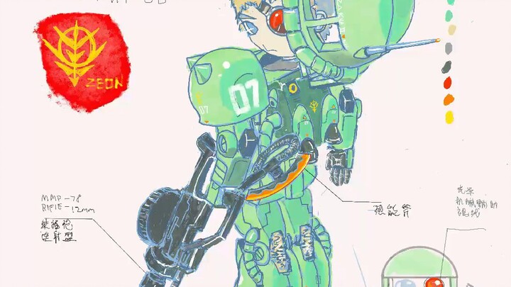 Mobile humanoid zaku2