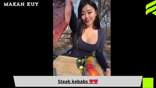 Steak kebabs ❤️❤️