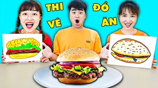 Hà Sam Thử Thách Ai Vẽ Đẹp Hơn Được Ăn Mẫu Vẽ - Họa Sĩ Đại Chiến