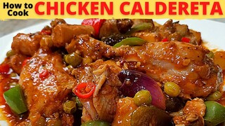 KALDERETANG MANOK |Chicken Caldereta |SAUCE Pa Lang ULAM NA |Sikreto Ng Masarap Na Chicken Caldereta