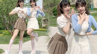 不能出小区的时候，双胞胎会做什么？当然是❤️爱你❤️啦