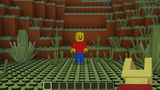 เมื่อมายคราฟ!! เปลี่ยนเป็นเกม เลโก้ | Minecraft