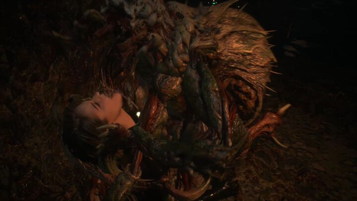 Resident Evil 3 Black Widow Jill dipeluk oleh serangga