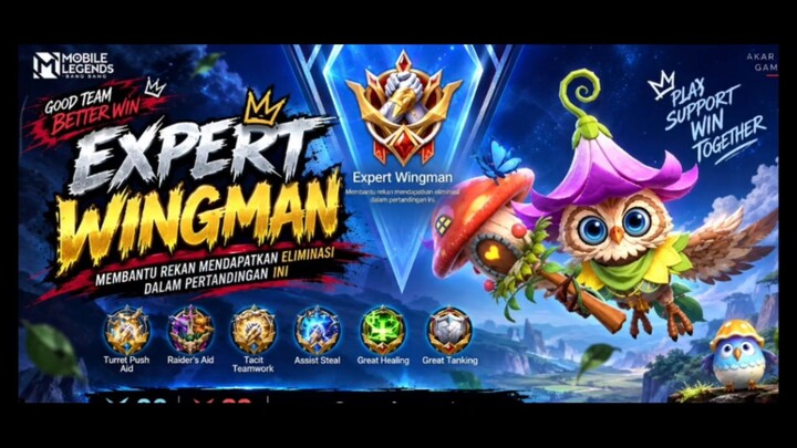 EXPERT WINGMAN! BUKAN MVP, TAPI SUPPORT INI BIKIN TIM MENANG