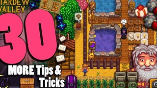 30 เคล็ดลับและลูกเล่นเพิ่มเติม อัปเดตเคล็ดลับ Stardew Valley สำหรับ 15