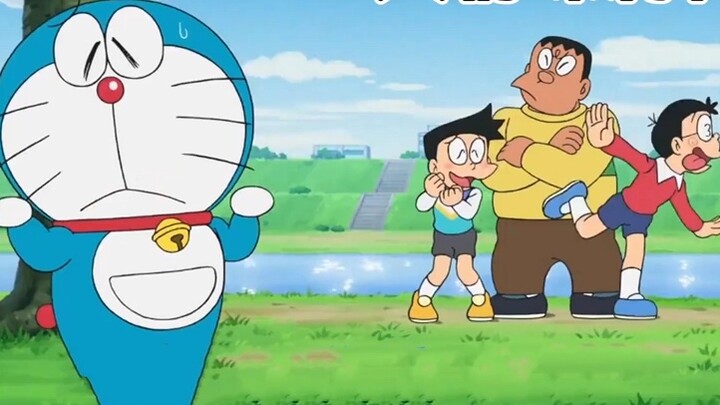 Nobita and Suneo help Fat Tiger to chat up with the girl, but the three of them become idiots#Doraem