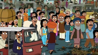 Family Guy (narrated version) Jiaozi and Brian flew to India just to see the customer service on the